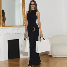 Load image into Gallery viewer, Women Clothing High Waist Twisted Sexy Backless Sheath Dress