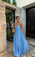 Load image into Gallery viewer, Summer Solid Color Tube Top Pleated Sleeveless Sling Dress