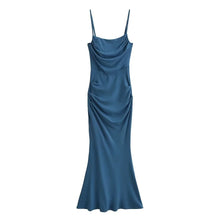 Load image into Gallery viewer, Sexy Sexy Pleated Boning Corset Strap Dress Summer Waisted Slim Fit Package Hip Dress