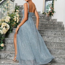 Load image into Gallery viewer, Graceful Tube Top Split Dress Sexy Backless Hollow Out Cutout Slim Fit Long Formal Dress