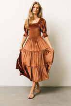 Load image into Gallery viewer, Spring Summer Gold Velvet Square Collar Ruffles High Waist Tight Office Dress