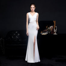 Load image into Gallery viewer, Toast Dress Bride Long Appreciation Dinner Slim Fit Fishtail Dress Wedding Car Model Exhibition Cocktail Dress