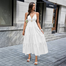 Load image into Gallery viewer, Women Clothing Summer Elegant Easy Matching Sling Long Dress