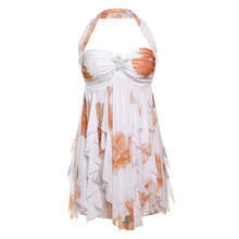 Load image into Gallery viewer, Summer Women Clothing Sexy Halter Backless Irregular Asymmetric Dress Short Dress Women