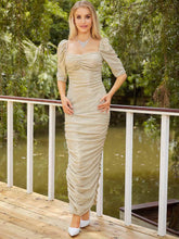 Load image into Gallery viewer, Women Clothing Off Shoulder Slim Hip Wrapped Dress Backless Dress