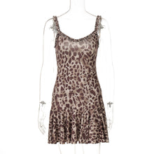 Load image into Gallery viewer, Women Clothing Summer Slim Fit Sexy Slip Dress Wooden Ear Printed Sheath Dress