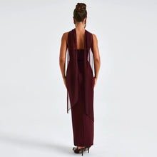 Load image into Gallery viewer, Spring Tube Top Cinched Waist Women Dress Elegant Ribbon Backless Sexy Sheath Dress