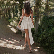 Load image into Gallery viewer, Summer Women Sexy Backless Lace up Bow Evening Dress Women