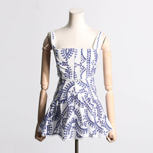 Load image into Gallery viewer, Summer Sexy Sexy Tassel Strap Top High Waist Skirt Two Piece Set