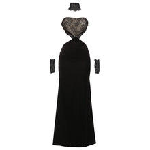 Load image into Gallery viewer, Autumn Winter Women Clothing Sexy Slim Fit Backless Lace Stitching Tube Top Dress
