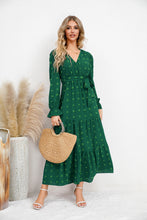 Load image into Gallery viewer, Autumn Winter Solid Color Wide Hem Casual Dress Women Clothing Maxi Dress