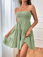 Load image into Gallery viewer, Women Clothing Summer off Neck Camisole Solid Color All Matching Texture Dress