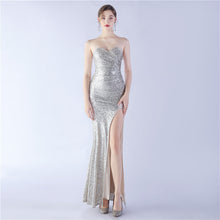 Load image into Gallery viewer, Heavy Industry Shrink Fold Wrinkle Craft Simple Retro Tube Top Evening Dress