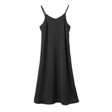 Load image into Gallery viewer, French Acetate Draping Satin Cami Dress Long Women Dress Spring