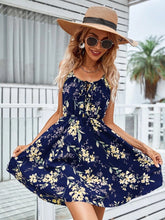 Load image into Gallery viewer, Summer Elegant Sleeveless Dress Pullover Print Elastic Waist Slip Dress Women