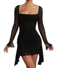 Load image into Gallery viewer, Spring Summer Long Bead Long Sleeve Dress