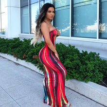 Load image into Gallery viewer, Women Clothing Spring Summer Colorful Tie Dye off Shoulder Tube Top Dress