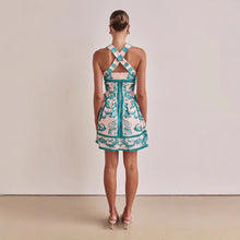 Load image into Gallery viewer, Summer Women Cami Dress Printed Suspender