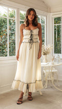 Load image into Gallery viewer, Women Strap Long Stitching Dress Elegant Shoulder Baring Sleeveless Strap