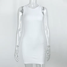 Load image into Gallery viewer, Summer Women Thread Sleeveless Sexy Hip Simple Slim Vest Dress