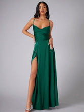 Load image into Gallery viewer, Women Clothing Sexy Slimming Slim Fit Backless Suspenders Waist Tight Formal Dress