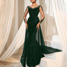 Load image into Gallery viewer, Ladies Dance Formal Dress Graceful Fashionable Elegant Long Lace Party Evening Dress