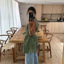 Load image into Gallery viewer, Women Clothing Summer Sleeveless Workwear Shirt Trendy Stylish Multi Pocket Belt Loose Top