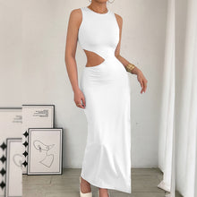 Load image into Gallery viewer, Arrival Maxi Dress Women Sleeveless Hollow Out Cutout Slit Maxi Dress