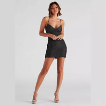 Load image into Gallery viewer, Middle East Summer Sexy Strap Vintage Sequined Dress