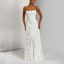 Load image into Gallery viewer, Summer Women Clothing Sexy Strap Chiffon Elegant Backless Evening Dress