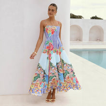 Load image into Gallery viewer, Women Positioning Printing Swing Camisole Dress