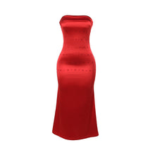 Load image into Gallery viewer, Fall Type Hip Socialite Elegant Sexy Slim Fit Dress Tube Top Dress Women