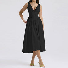 Load image into Gallery viewer, Women Clothing Elegant Backless Printing Sexy Suspenders Dress