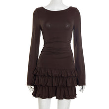 Load image into Gallery viewer, Women Clothing Summer Sexy Solid Color Slim Fit Long Sleeve Lace Dress