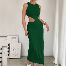 Load image into Gallery viewer, Arrival Maxi Dress Women Sleeveless Hollow Out Cutout Slit Maxi Dress