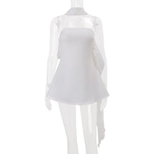 Load image into Gallery viewer, Women Clothing Autumn French Sexy Wind Ribbon Tube Top Solid Color Dress for Women