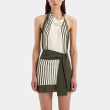 Load image into Gallery viewer, Summer Sexy Sleeveless Striped Mini Dress