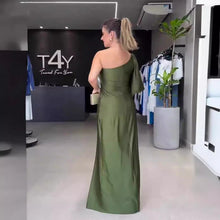 Load image into Gallery viewer, Spring Evening Dress Socialite Cinched Waist Slim Fit Maxi Dress Women