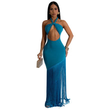 Load image into Gallery viewer, Sources Women Clothing Summer Popular Dress Tassel Stitching Tube Top Bandage One Piece Dress