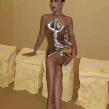 Load image into Gallery viewer, Fashionable Tassel Halter Backless Dress Spring Summer