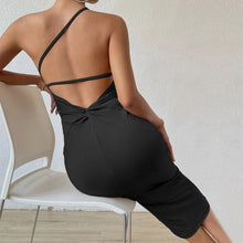Load image into Gallery viewer, Autumn Winter Women Sexy Sleeveless Shoulder Corset Sheath Long Formal Dress