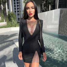 Load image into Gallery viewer, Dress Women Spring Autumn High Grade Small Fashionable Sexy Tight Hip Sexy Night Show Long Sleeve