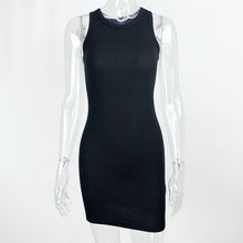 Load image into Gallery viewer, Summer Women Thread Sleeveless Sexy Hip Simple Slim Vest Dress