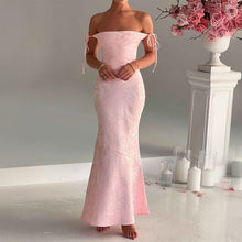 Load image into Gallery viewer, Elegant Evening Dress Hip Spaghetti Straps Dress Women Clothing Summer