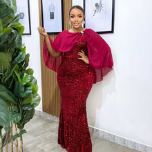 Load image into Gallery viewer, Sequined Office Sequ Dress Party Cocktail Maxi Dress Evening Dress for Women