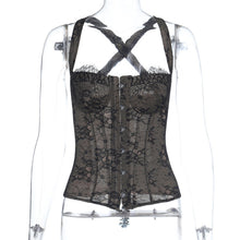 Load image into Gallery viewer, Lace Sexy Waist Tube Top Autumn All Matching Slim Fit Vest for Women