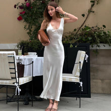 Load image into Gallery viewer, Women Clothing Summer French Entry Lux High Sense Graceful Fashionable Sleeveless Slim Dress