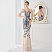 Load image into Gallery viewer, Positioning Floral Dream Socialite Gathering Party Evening Dress Sexy Long Slimming Toast Dress Bride