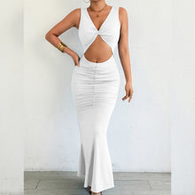 Load image into Gallery viewer, Autumn Winter Women Maxi Dress Slim Fishtail Sheath Sexy Dress