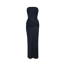 Load image into Gallery viewer, Summer Women Online Red Holiday Sexy Tube Top Niche High Sense Dress